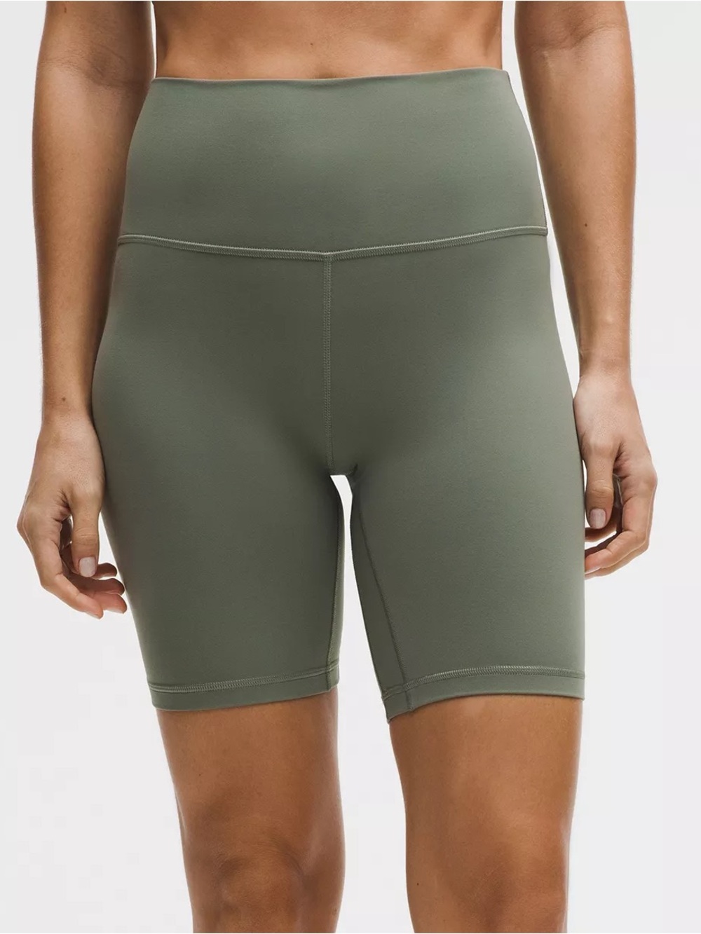 Lululemon align biker high rise short 8” Bike Shorts Bike Shorts in willow leaf